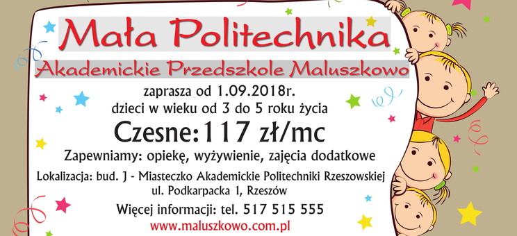 Trwa nabór do przedszkola Maluszkowo